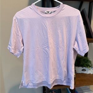 Uniqlo Lavender Crew Neck Tee
